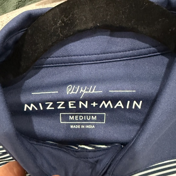 Mizzen+Main Blue and White Polo - Picture 4 of 4